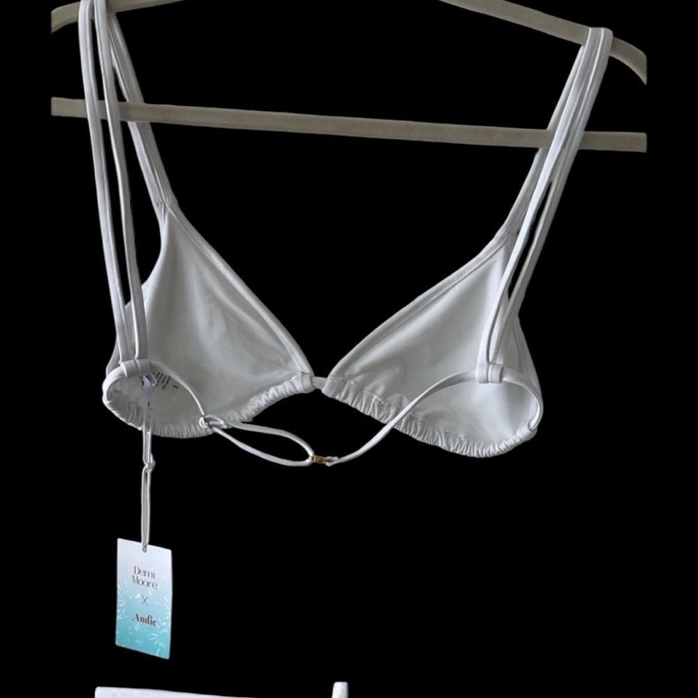 Andie Swim‎ x Demi Moore Small White Swim Top - Picture 3 of 5